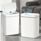 PercyLy [1+1] 자동 센서 휴지통 화장실 기저귀 냄새차단 쓰레기통