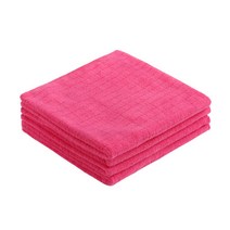 쓱싹 국산 60x40 10장 빠른건조 흡수 초극세사 크리너 걸레 행주 핑크, 수량