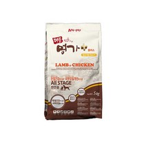 애니펫 [펫 파라다이스]명품명가 올스페이지 플러스(양고기+닭고기)5kgx1개, 5kg, 양고기+닭고기