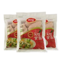 [하림] 자연실록 IFF가슴살, 800g, 3팩
