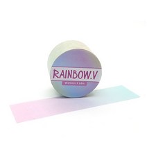 아띠마스킹 레인보우 보라 마스킹테이프 25mm 디자인마스킹테이프