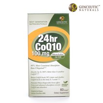 젠시어틱내츄럴스 24hr CoQ10 100mg 글루텐 프리 비건 브이캡, 60개입, 1개