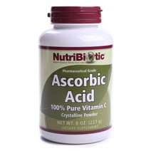 뉴트리바이오틱 아스코르브 애시드 퓨어 비타민 C 파우더, 1개, 227g