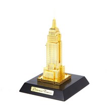 3D Metal Puzzles 빅 엠파이어 스테이트 빌딩, 골드