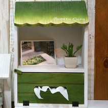 [행복디자인] 보니따 다용도 티슈케이스, 그린