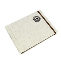 빈티지 흑지 접착 소 일반포토앨범, 내추럴, 20매