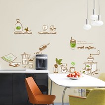 [데코사랑] 포인트스티커(KR-0049) wth coffee..