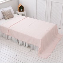 아포아룸 폼폼 라미린넨 홑겹이불, 핑크
