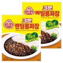 오뚜기 3분 렌틸짜장, 200g, 2개