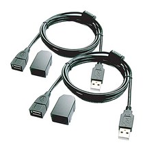 연장케이블 USB LOCK, 1.8m, 2개