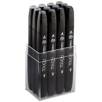 Touch twin 마카 (Cool grey), 12, 12색