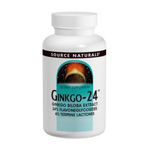 Source Naturals 징코-24 타블렛, 120개입, 1개
