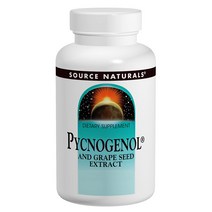 소스내츄럴스 피크노제놀 및 포도 씨 추출물 100mg 타블렛, 60개입, 1개, 60정