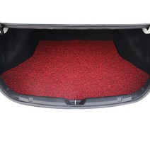 순수 코일 트렁크매트 두께20mm 레드블랙 KT-05-2, 올뉴카렌스 LPG, 기아