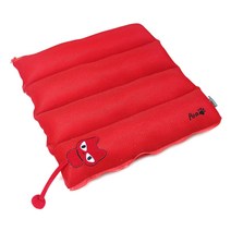 애니나라 헬로캣 에어매쉬 롤쿠션 방석, 아라(Red)