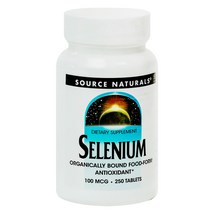 Source Naturals 셀레늄 100mcg 타블렛, 250개입, 1개, 250정