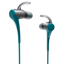 소니 블루투스 방수 이어폰 MDR-AS800BT, 블루 + 메탈 그레이