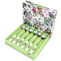 포트메리온 보타닉가든 티스푼 6p, 혼합 색상, 1세트