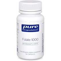 퓨어인캡슐레이션 폴레이트 1000 캡슐 글루텐 프리, 90개입, 1개, 90정