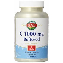 Kal C 1000mg 버퍼드 타블렛, 100개입, 1개
