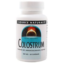소스내츄럴스 콜로스트럼 500mg 캡슐, 60개입, 1개