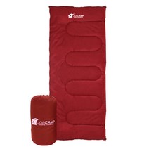 조아캠프 마운트침낭 사각 + 수납가방, 와인, 1개