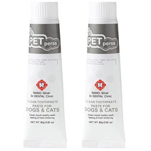 펫퍼스 은나노 애견 치약, 80g, 2개