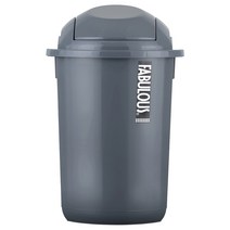 파불로스 푸쉬 라운드 쓰레기통 10L, 혼합 색상, 1개
