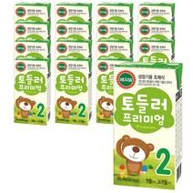 베지밀 프리미엄 토들러2 아기두유 190ml, 원액두유, 16팩