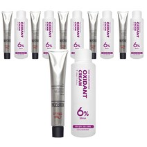 웰라 뉴콜레스톤 퍼펙트 퓨어컬러 염색제 80g + 산화제 100ml, 로즈 12/5, 6세트