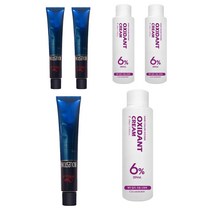 웰라 뉴콜레스톤 퍼펙트 퓨어컬러 염색제 80g + 산화제 100ml, 캐럿오렌지 8/44, 3세트