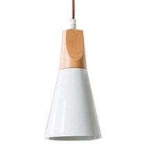 스피아노 우드 트라피지움 펜던트 조명 SP-1020 S, 화이트