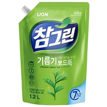 참그린 녹차 뽀드득 주방세제, 1.2L, 1개