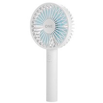 원 미니 휴대용 선풍기, ONE501, White