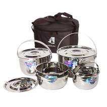 이얼캉 캠프용 스텐코펠 4종세트, 1세트