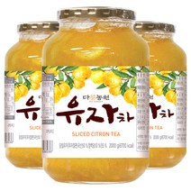 다농원 유자차, 2kg, 3개, 3개, 1개