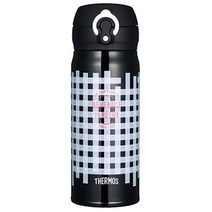 써모스 MEDIUM 텀블러 JNL-403K, 블랙깅엄, 400ml