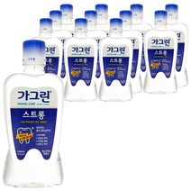 가그린 스트롱 구강청결제, 750ml, 12개
