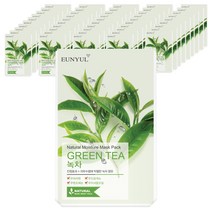 은율 내츄럴 녹차 마스크팩, 1매, 50매입