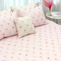 슈에뜨룸 플라밍고 피치스킨 누빔패드