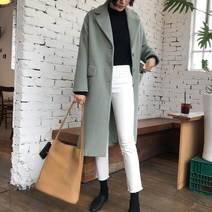 트위 여성 마키야또 싱글 코트