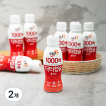요플레 1000배 닥터캡슐 플레인 요구르트, 1040ml, 2개