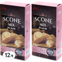 브레드가든 플레인 스콘 믹스, 250g, 12개