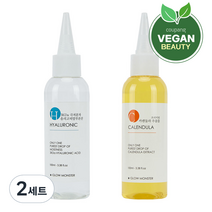 글로우몬스터 프리미엄 카렌듈라 추출물 100ml + 3Kda 올리고 히알루론산 2% 원액 100ml, 2세트