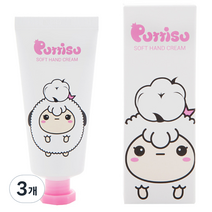 뿌띠슈 보들보들 핸드크림 03 코튼베이비, 35ml, 3개