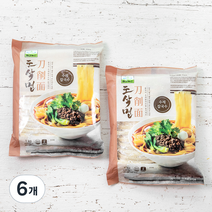 칠갑농산 도삭면 수제칼국수, 1kg, 6개