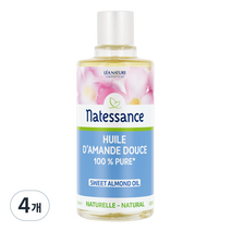 나떼쌍스 스위트 아몬드 오일, 100ml, 4개