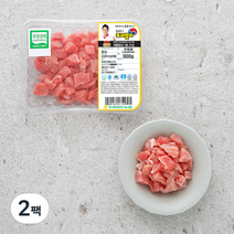 포크밸리 한돈 무항생제 인증 등심 카레용 (냉장), 300g, 2팩