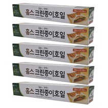 맑은하루 홈스 크린 종이호일 30cm x 10m, 5개