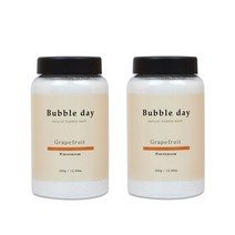 버블데이 거품목욕 아로마 입욕제 자몽, 360g, 2개